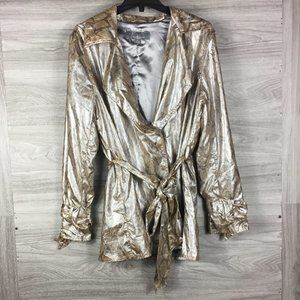 French Coat Paris Snakeskin Trench Coat